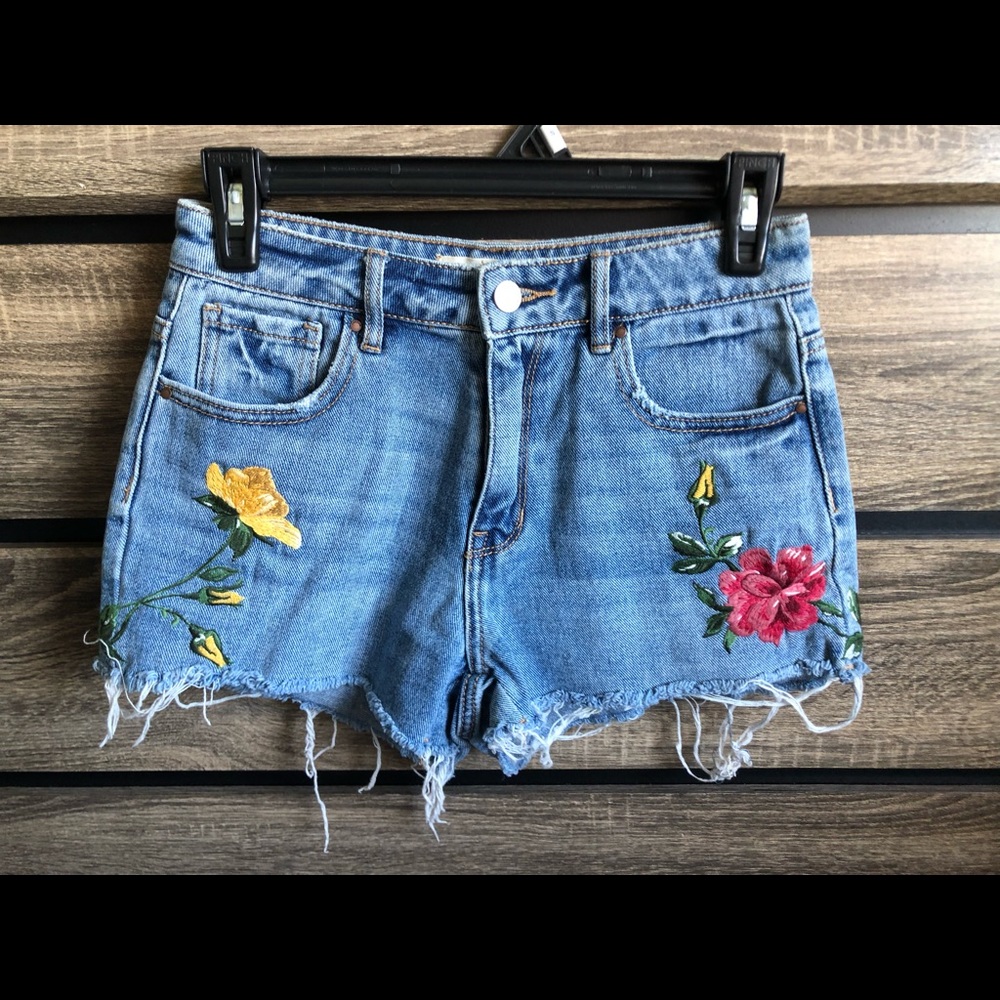 Pacsun Embroidered Shorts